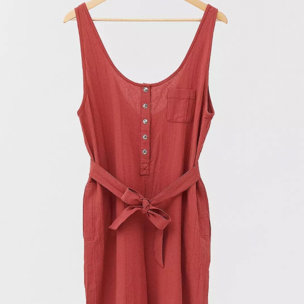 Urban Outfitters Cotton Lily Lounge Jumpsuit